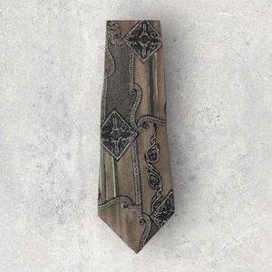 Pierre Cardin Tan 100% Silk Tie
